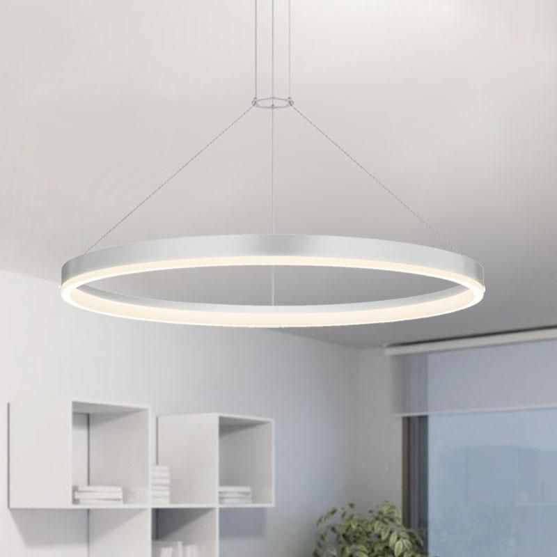 Wholesale Ring LED Acrylic Pendant Lamp Postmodern Lighting Fixture