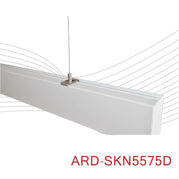 White Black Linear Light Fixture LED Linear Wall Washer Suspended LED Strip Light