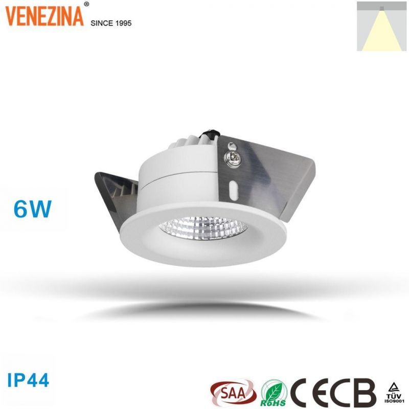 R6103 6W 610lm Aluminum Dimming Low Power High Efficiency LED Light Small Round Recessed Downlight