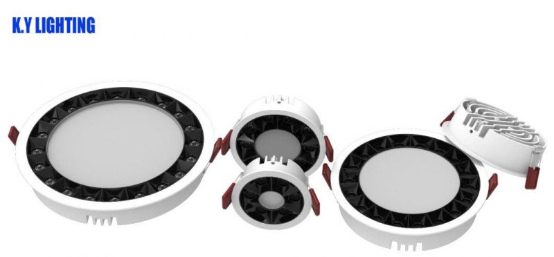 2022 New Factory Sale10W12W 18W 20W 30W 35W 40W 45W LED COB Recessed Downlight Grille Lights Spotlight LED Down Light