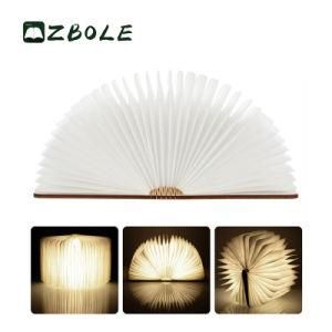 Best Gift Folding LED Table Lamp Rechargeable Book Shaped Light