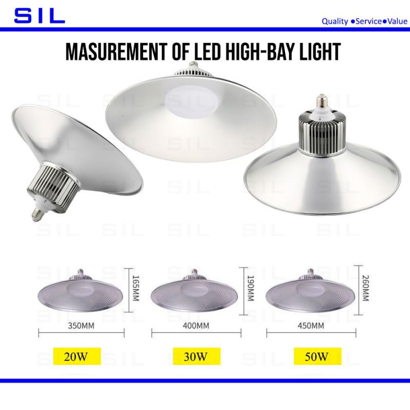 Hot Selling High Bay LED Warehouse Lighting 50W High Bay LED Lights