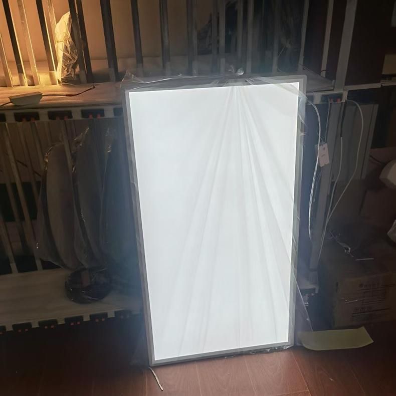 Ultra-Thin White or Black Aluminum Fitting 40cm 50cm 60cm LED Panel Ceiling Lamp