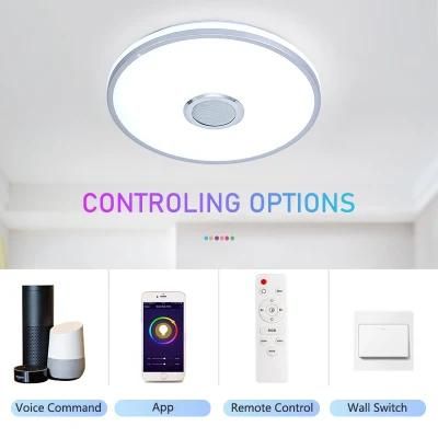 Economical and Practical Advanced Design Colorful Music Smart Ceiling Light