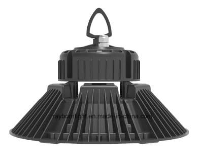 200W Dali Dimmable Industrial Warehouse Hanging UFO High Bay Light LED Cold Storage Lighting