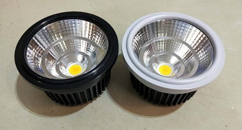 Rotatable 360-Degree AR111 Grille Lamp Fixture LED Down Light for Shop LED Source 25W 30W 35W Replaced