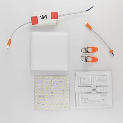 Die-Casting Aluminum Square SKD Panel Lights for Bed Room
