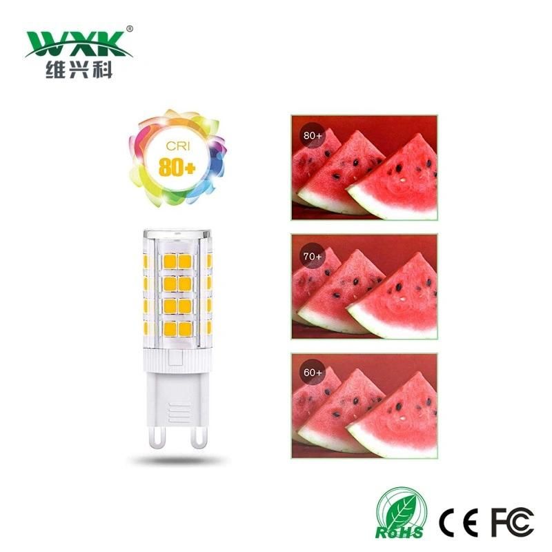 4W G9 LED Bulb Non-Dimmable Replace 30-40W Halogen G9 Bulbs with No Strobe Flicker Free