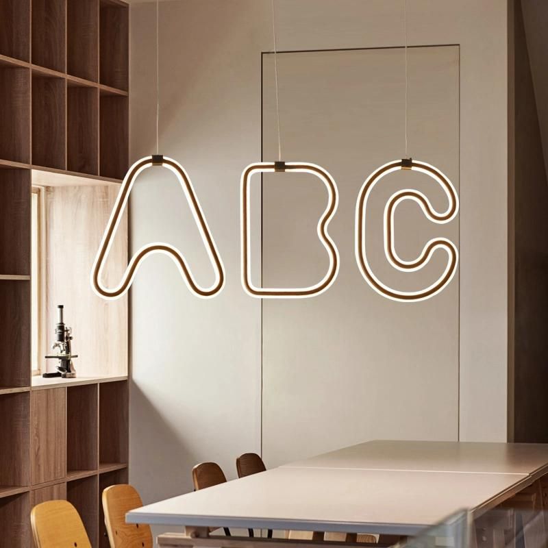 B-Shape Lighting Minimalist Children Room Chandelier LED Pendant Lamp