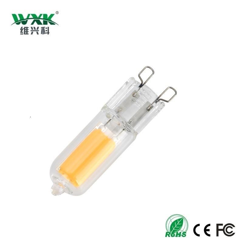 Hot Selling AC/DC12V 110V/220V G4 G9 LED Lamp as Similar as Halogen Bulb G9 LED Bulb Lampada Glass Housing Lamp Replace Halogen Chandelier