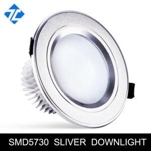 CE/RoHS Approved Epistar Chip 7W LED Sliver Downlight