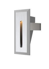 Modern Outdoor Square Recessed Foot LED Stair Step Wall Light