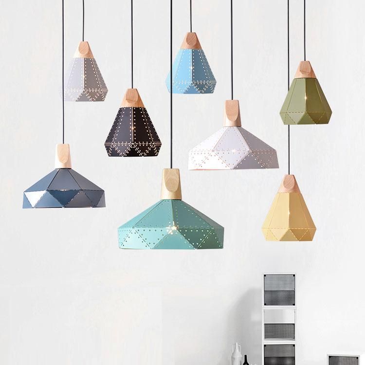 Colorful Nordic Aluminium E27 Pendant Light