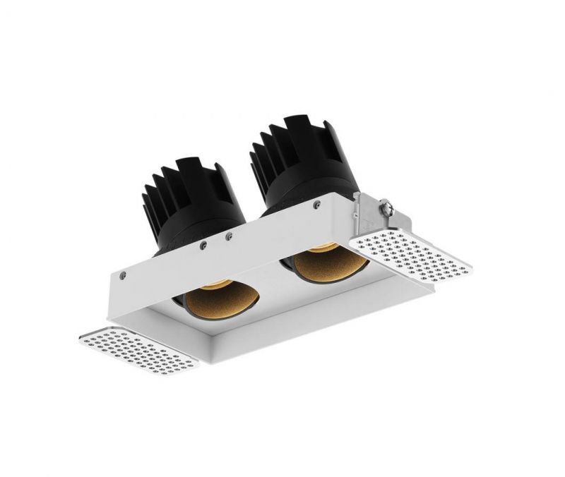 Factory Wholesale High Power Indoor 15W COB LED Grille Downlight