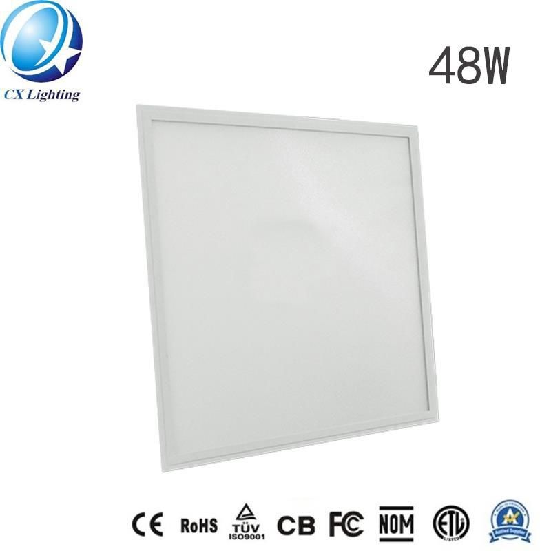 New High Quality Beam Angle 120 Degree 600*600 Square LED Panel Light Flat Backlit Type 48W