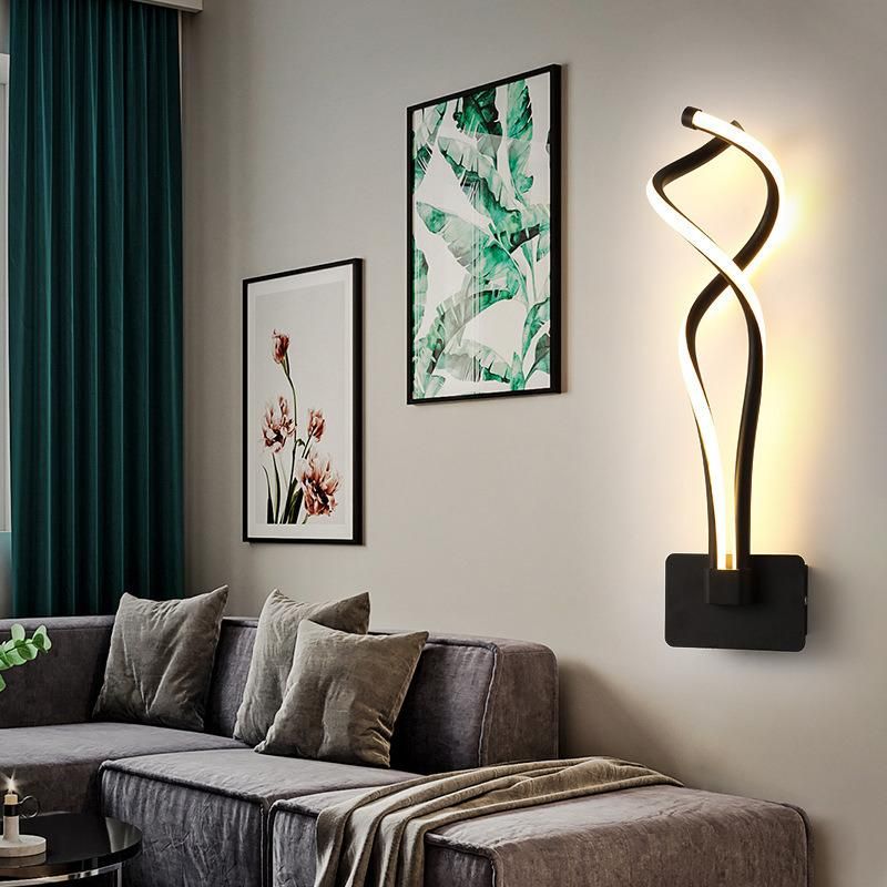 Nordic Luxury Wall Light Living Room Bedroom Bedside Interior Housing Modern Indoor LED Wall Lamps