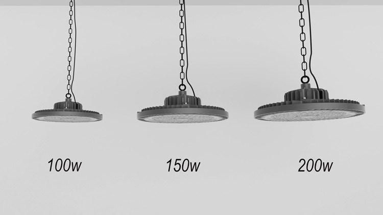 Professional Industrial Waterproof IP65 CRI>80 150W UFO LED Highbay Light