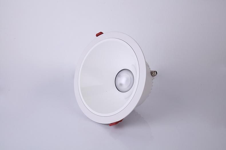 2022 PF>0.95 Water Resistant LED Recessed Ceiling Lights 20W Spot Light 24W IP65 Waterproof Downlight with 5inch Cutout 140-150mm for Outdoor Hotel Markets
