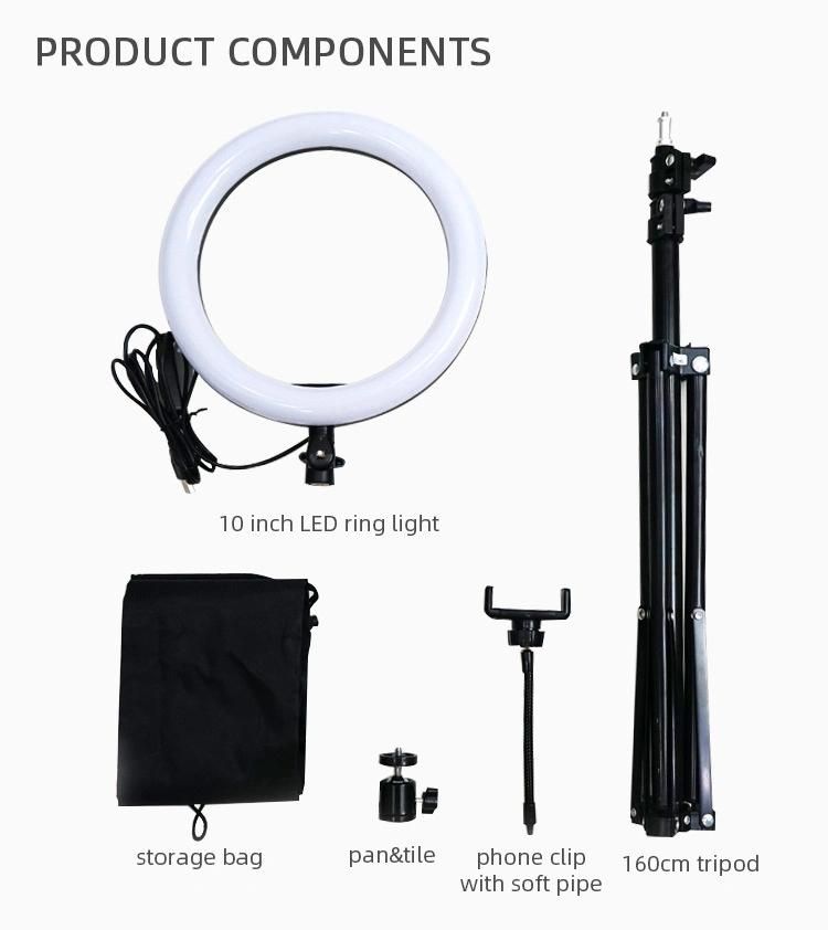 Wholesale Selfie Ring Light, 10 12 Inch 14 Inch 18 Inch Phone Selfie LED Circle Live Big Ring Light with Tripod Stand