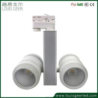 Factory Custom 40W COB Magnet LED Track Light Aluminum Alloy Magnetic Track Light for Hotel Showroom