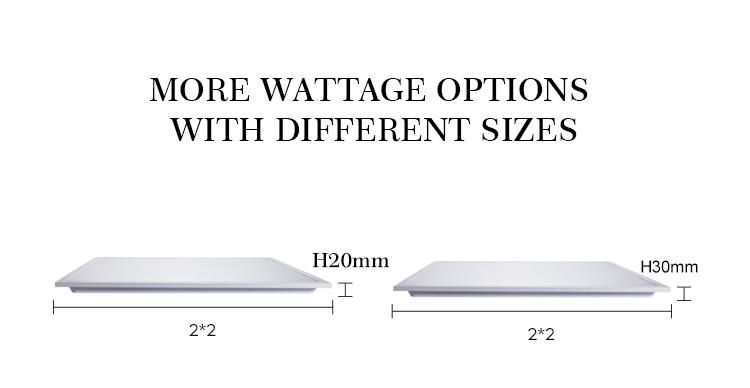 Anti Glare Ugr<19 600X600mm 40W 48W LED Panel Light