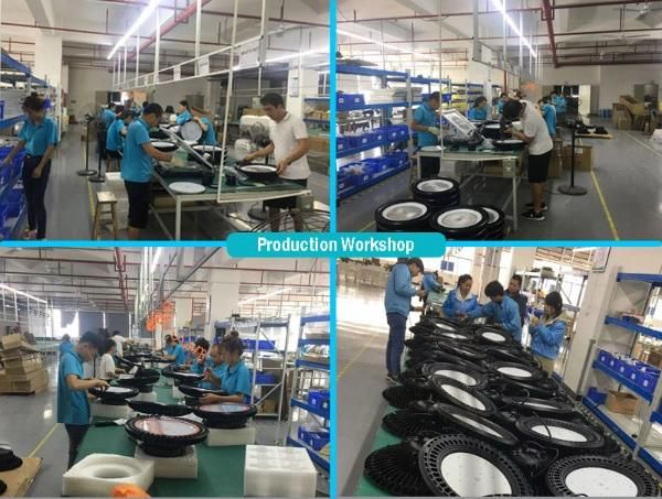 Stadium Natatorium Court Basketball Badminton Gymnasium Lighting No Glare LED High Bay Light for 100W 120W 150W 200W 250W Highbay Aluminum/PC Reflector Cover
