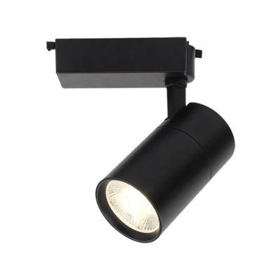 Commercial Flicker Free No Glare COB 18W 30W Dimmable Rail LED Tracklight