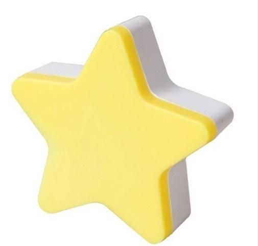 Star Night Light Children′s Bedroom Cute Plug in Light Decoration Emergency Lamp for Kids