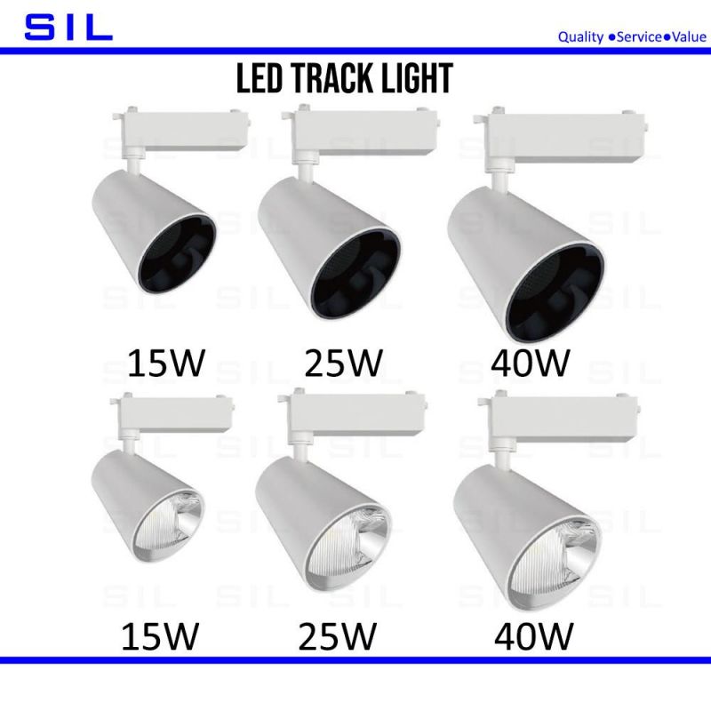 15W 25W 40W High Quality Modern Adjustable Magnetic Dimmable LED Track Lighting