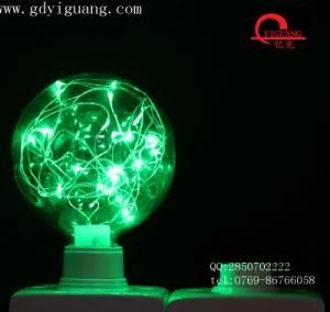 Green LED Star Bulbs Copper Wire Special Material G95colorful Light