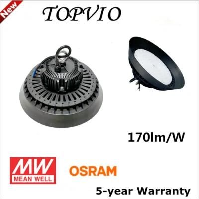 High Power Waterproof Cool White Light UFO Industrial Lighting 200W LED High Bay Lighting