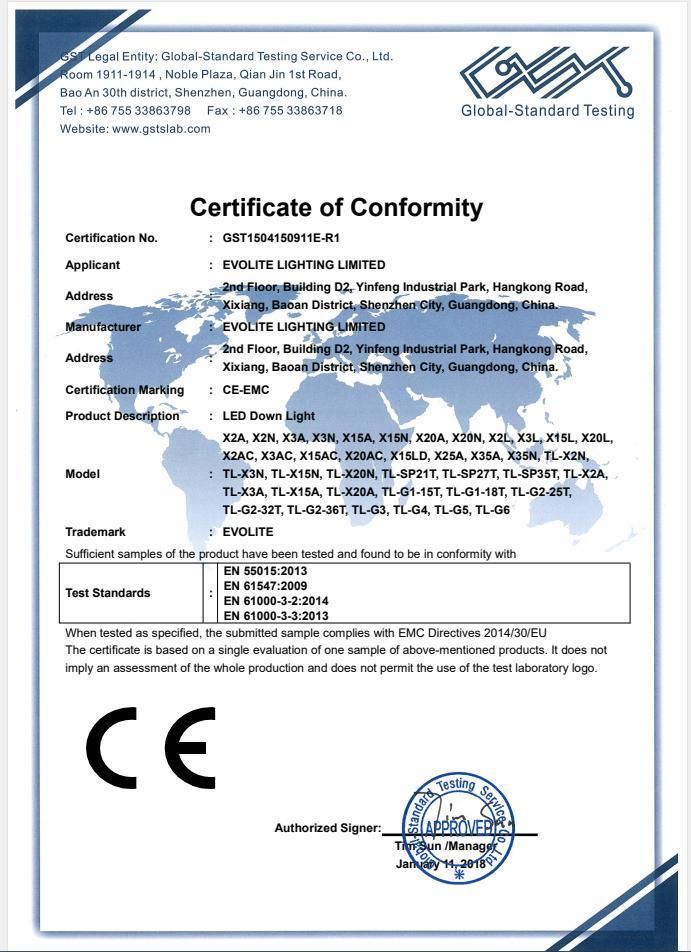 2700K to 5700K Dimmable Module COB Color Temperature and Brightness Downlight