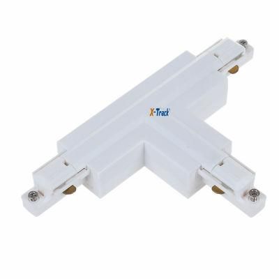 X-Track Single Circuit White T Connector for 2wires Accessories