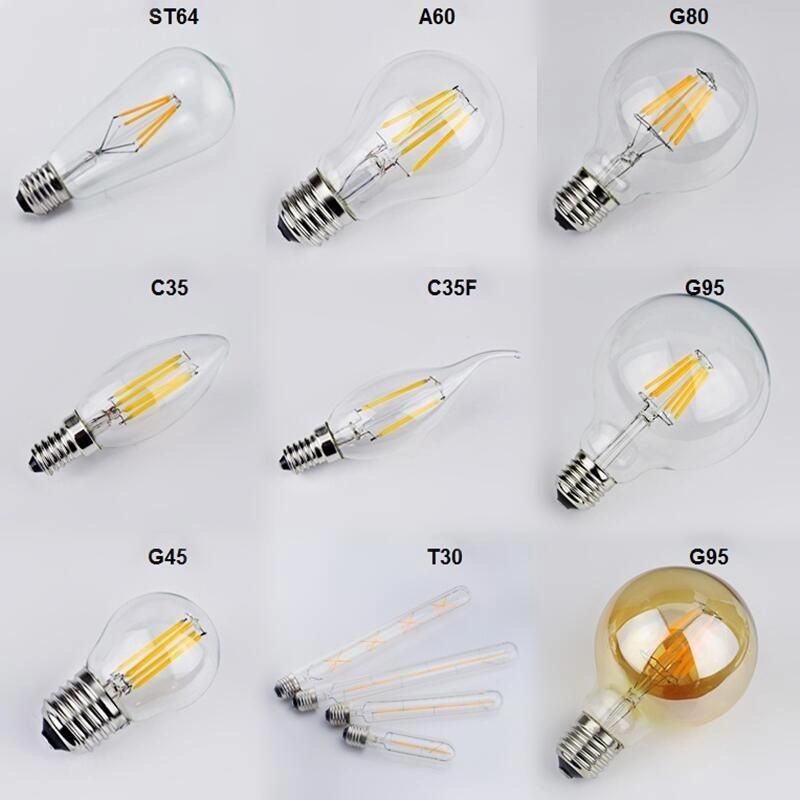 Svater LED Filament Candle Clear Bulbs E12 LED Candelabra Bulbs 4W
