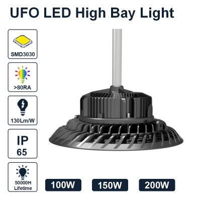 IP65 Industrial Pendant Lamp 100W 150W 200W UFO High Bay LED Light Warehouse Lighting Highbay Light LED