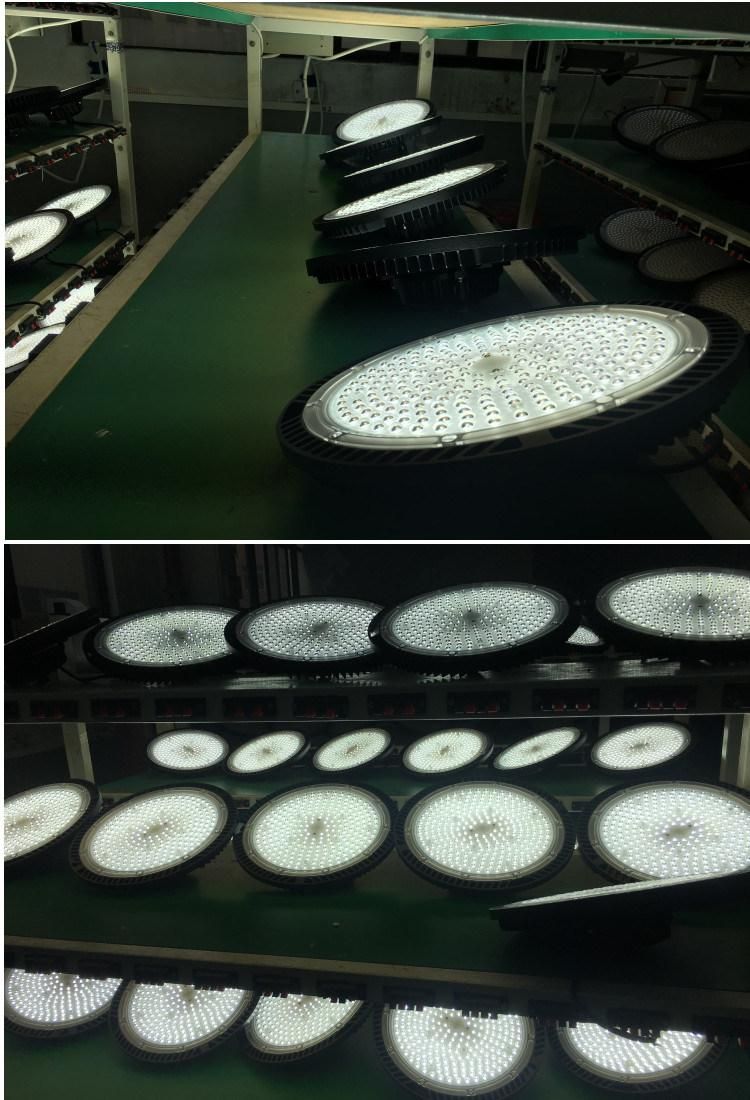 Hot Selling 110-120lm/W Waterproof 200W Industrial LED UFO High Bay Light