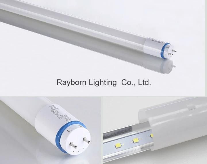 Frosted Cover Electronic Ballast Compatible T8 Nanomaterial Tube LED 18W