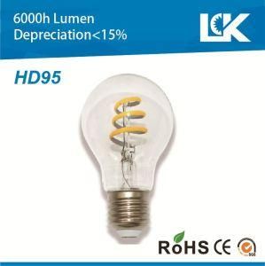 High CRI Ra95 8.5W A60 E27 Filament LED Lighting