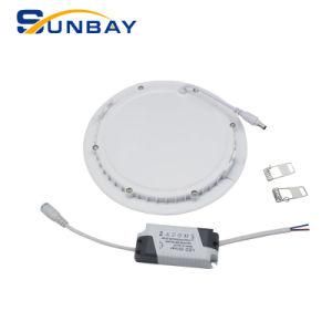 PS LGP 80lm/W 3000K 4000K 6000K 6500K 3W 4W 6W 9W 12W 15W 18W 24W Ultra Thin Circular LED Panel Light