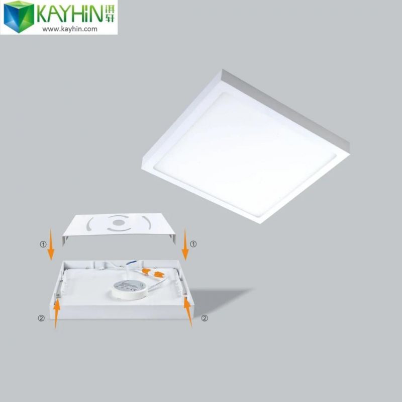 High Quality 24W 18W 15W 12W 3W LED Panel Light Round 6W Color Change Recessed LED Panel Light Warm White 6500 K Flush Mount Panel Light