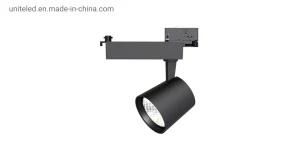 LED Ceiling Lighting COB Retail Commercial Fixtures Aluminum 240V CRI90 18W Track Spotlight