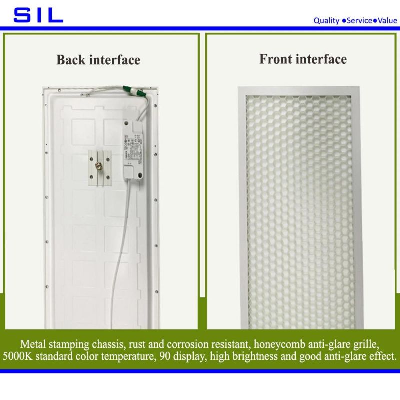 Library Classroom Ceiling Lamps 72W IP42 Anti Glare Square LED Surface Ceiling Panel Light Pendant Lamps