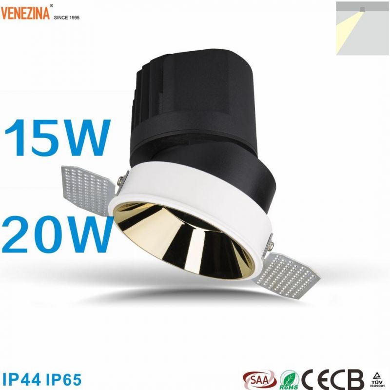 New TUV Certified COB 15W/20W Ugr10 Commercial IP65 LED Spotlight