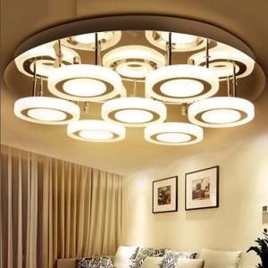 Contemporary Circle LED Ceiling Light for Living Room Bedsroom Indoor Lighting