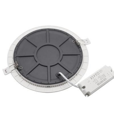 Ultra Thin 12 Watt Slim Small Recessed Downlight Embedded PC Lamp SMD4014 Round Surface 12W LED Panel Light