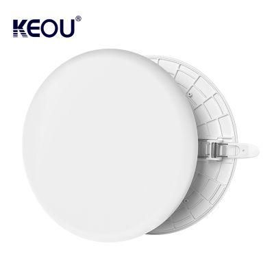 Adjustable Hole Size Smart Round Frameless 18W LED Panel Light