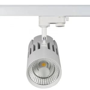 Architectural Commercial Lighting Adjustable Beam Angle 2/3/4 Wires 10W 20W 30W LED Track Light