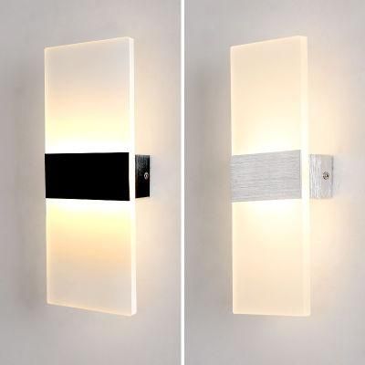 New Style Art Modern Deco Bedroom Bedside Hotel Home Aluminum LED Wall Lamp