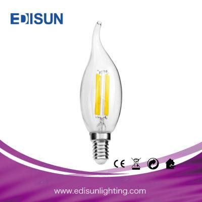 Energy Caving C35 4W Candle LED Filament Bulb