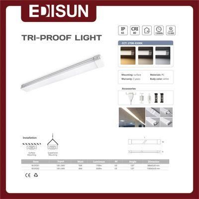 Edisun Linear Batten Light New ERP Standard 170-260V PF 0.9